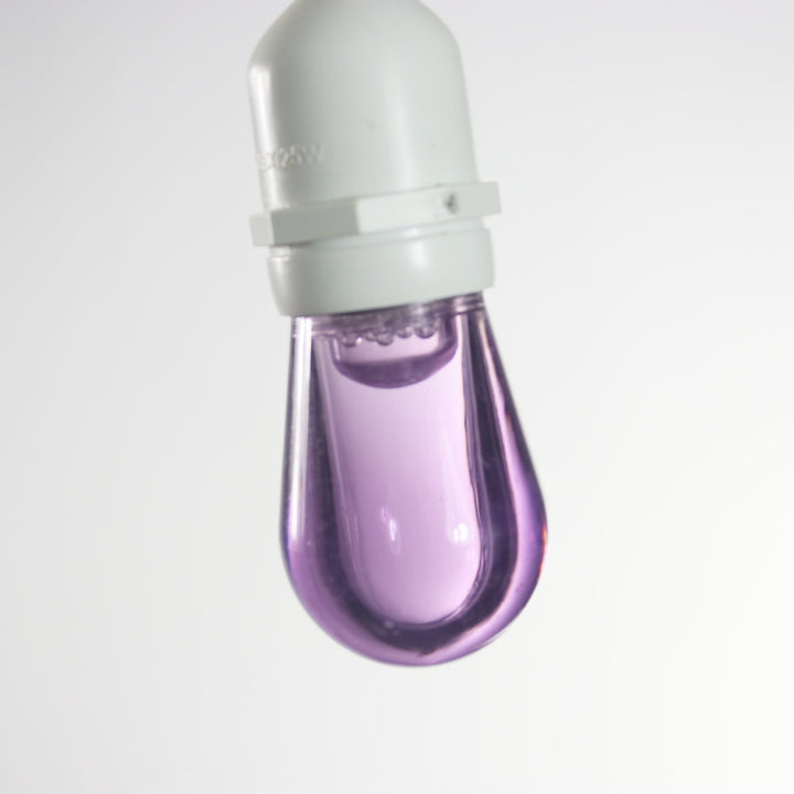 T50 Purple Smooth LED Bulbs E26 Bases