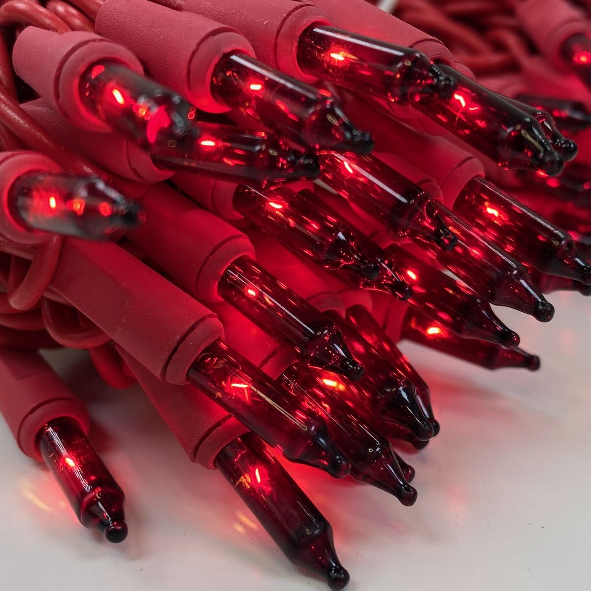 50-bulb Red Mini Lights, 2.5