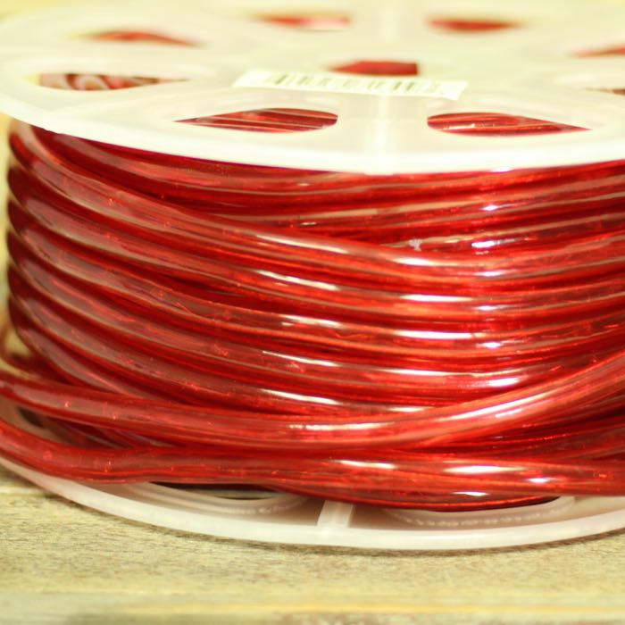 1/2" Red Incandescent Rope Lights (Adhesive Connections)