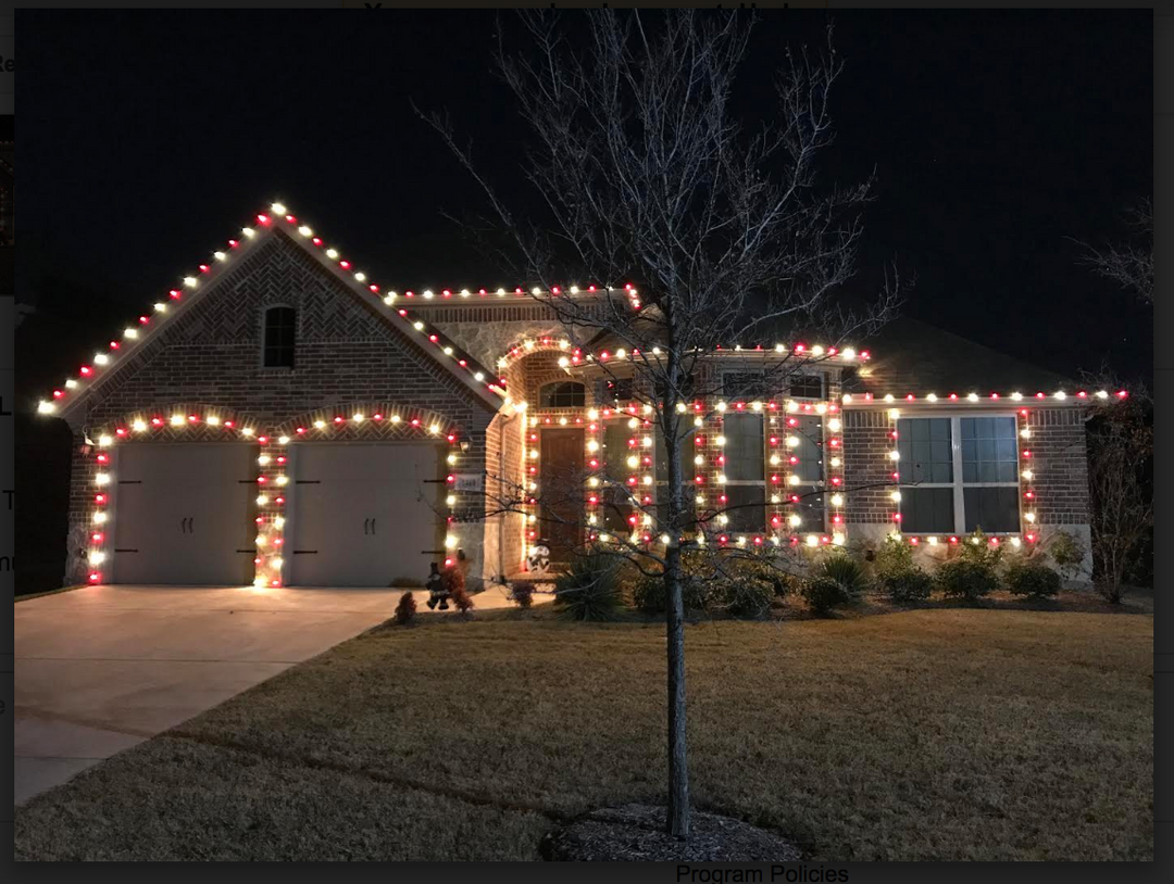 Red and warm white led christmas lights deals