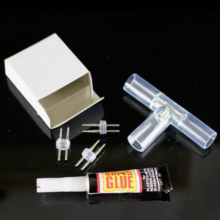 1/2" Rope Light T Connector (Adhesive Connections)
