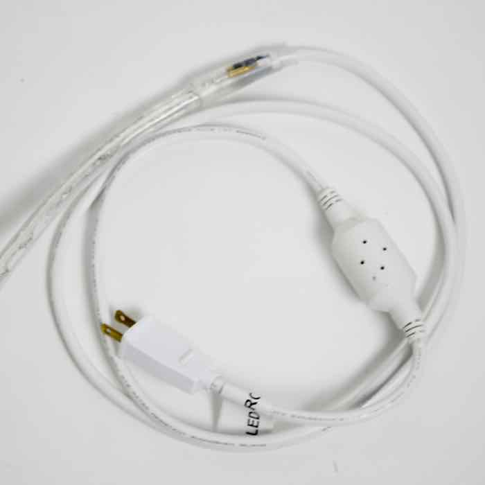 3/8" Pure White LED Rope Lights (Adhesive Connections)