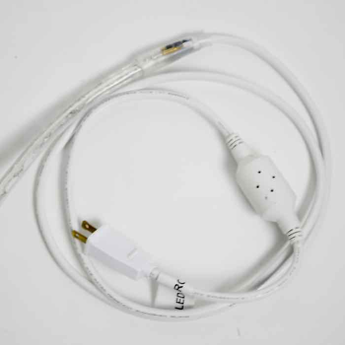 1/2" Pure White LED Rope Lights (Adhesive Connections)