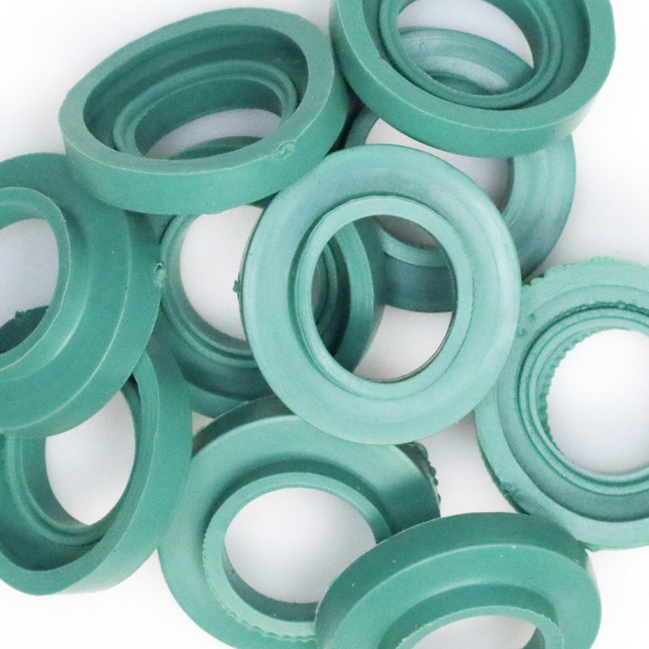 C9 Rubber O-Rings, Green, 100-count
