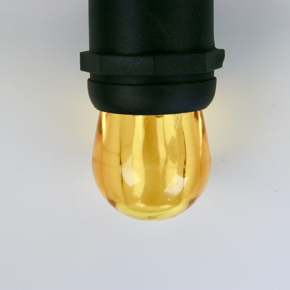 S11 Yellow LED Bulbs E26 Bases