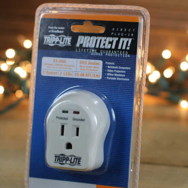 Tripp Lite SpikeCube Series 1-Outlet Surge Protector