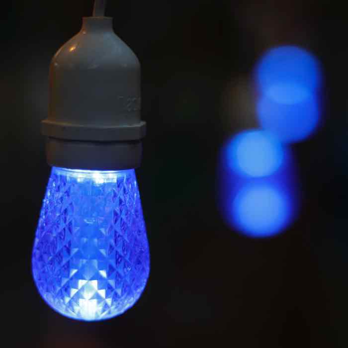T50 Blue LED (SMD) Bulbs E26 Bases