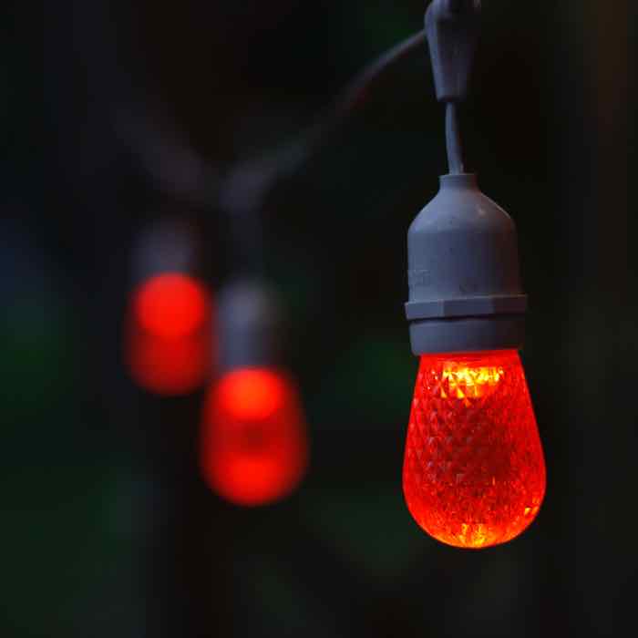 T50 Orange LED (SMD) Bulbs E26 Bases