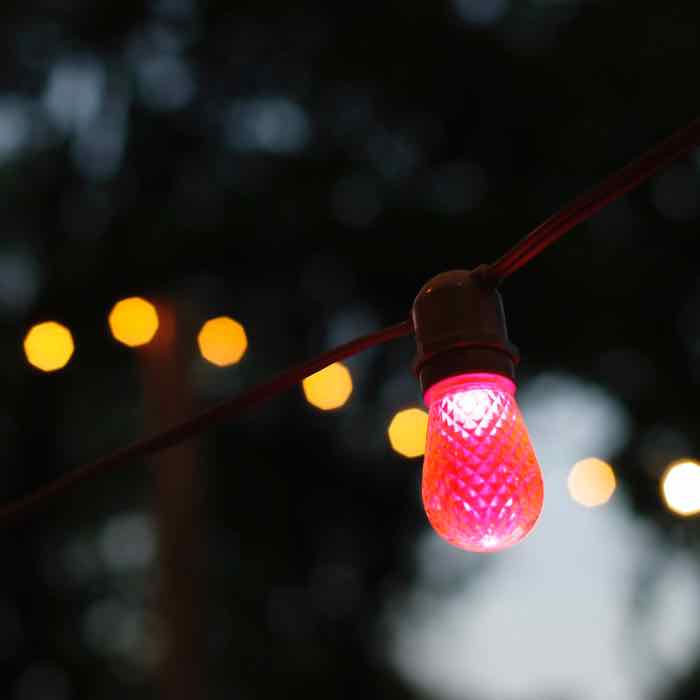 T50 Pink LED (SMD) Bulbs E26 Bases