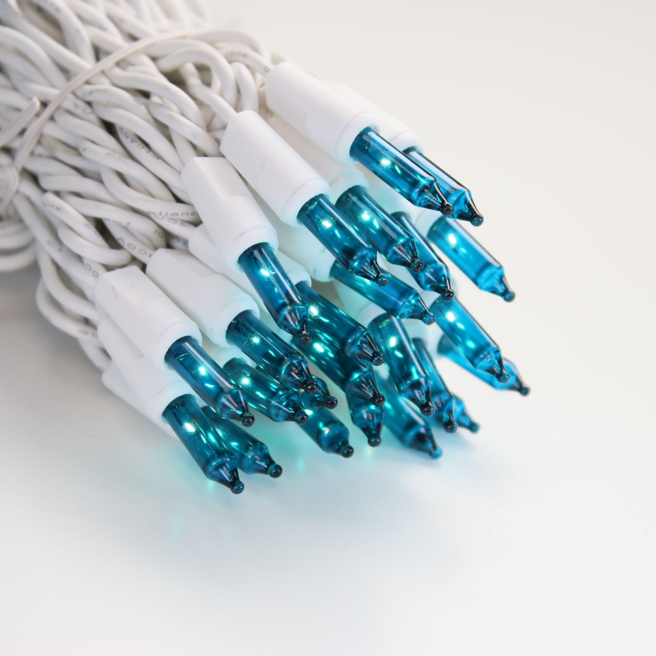 100 bulb Teal Mini Lights 2.5