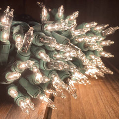 Twinkle lights 150 bulbs on green wire