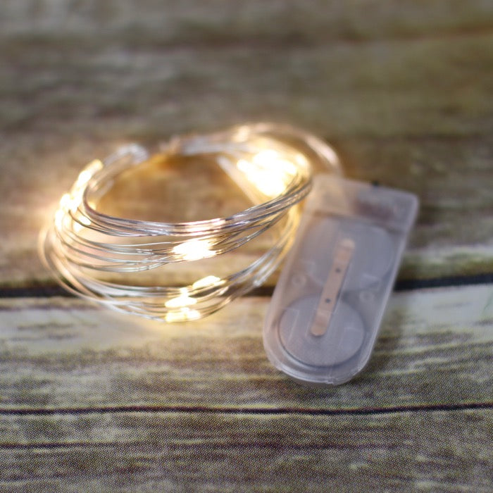 Warm White Fairy LED Battery Lights (CR Battery)