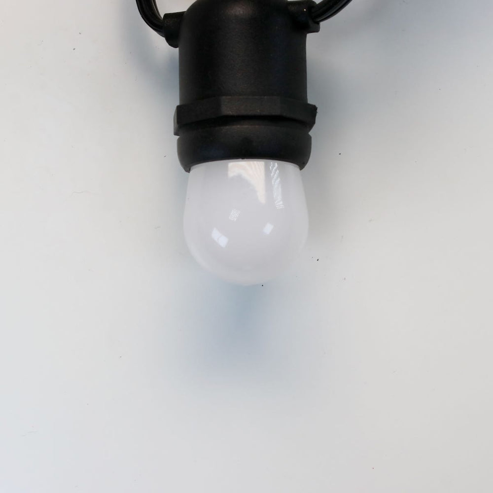 S11 Warm White Opaque LED Bulbs E26 Bases