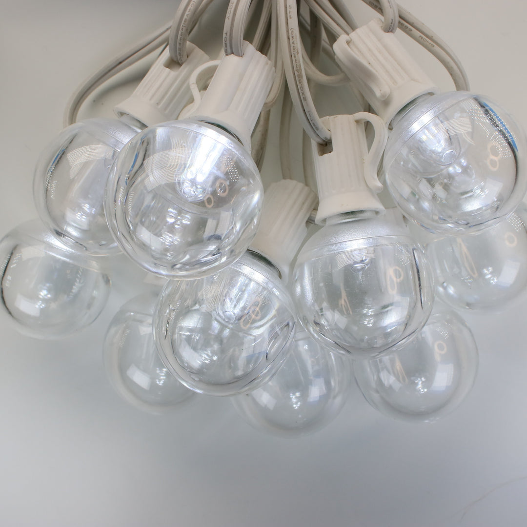 G40 Warm White Smooth LED Bulbs E12 Bases