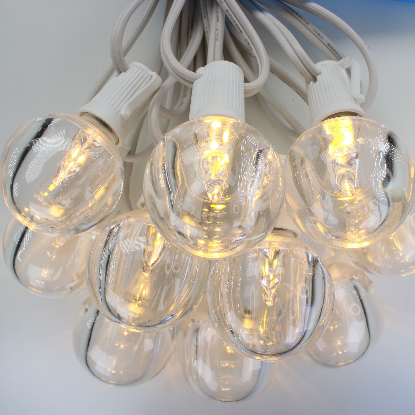 Minleon G50 Warm White Smooth LED Bulbs E17 Bases (SMD) (25 Pack