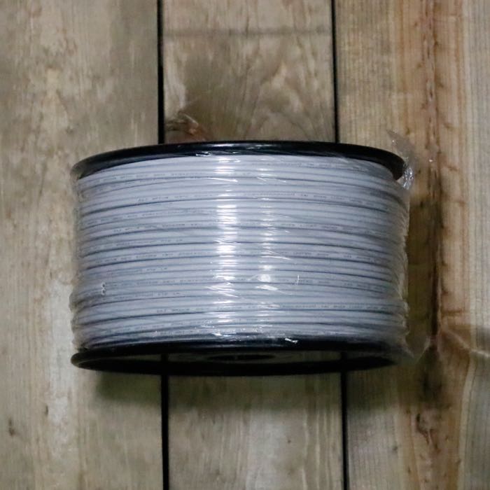 1000' Spool 18 AWG Bulk Wire, White SPT-1