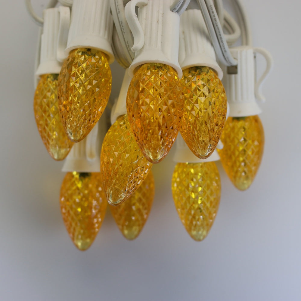 C7 Yellow LED (SMD) Bulbs E12 Bases