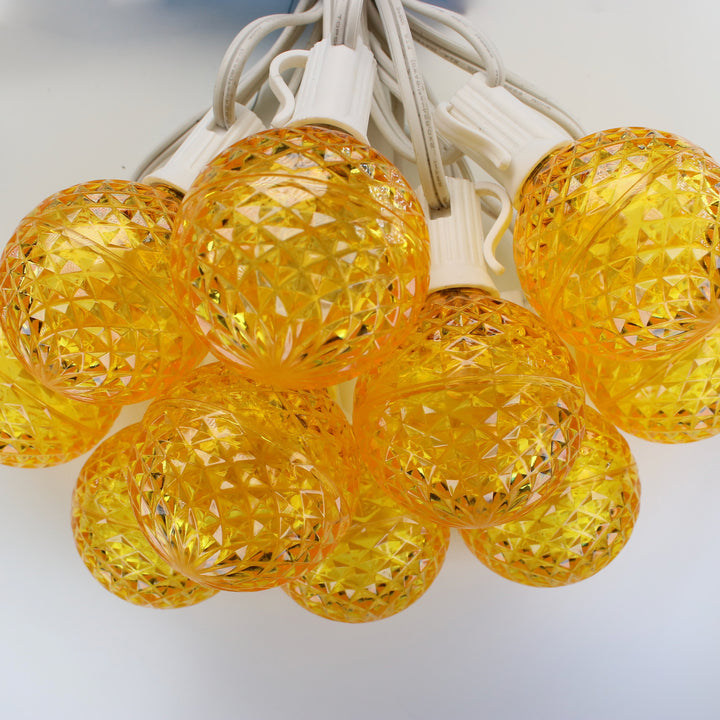 G50 Yellow LED (SMD) Bulbs E12 Bases