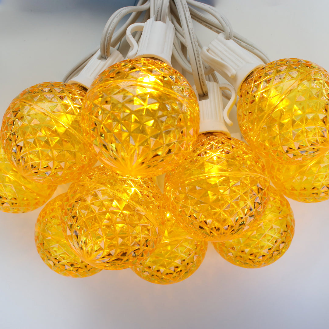 G50 Yellow LED (SMD) Bulbs E12 Bases