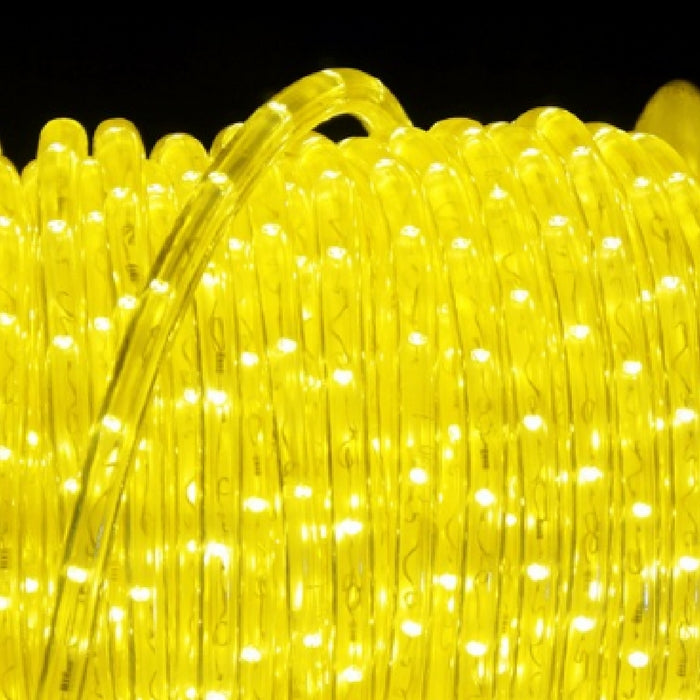 1/2" Yellow LED Rope Lights (Adhesive Connections)