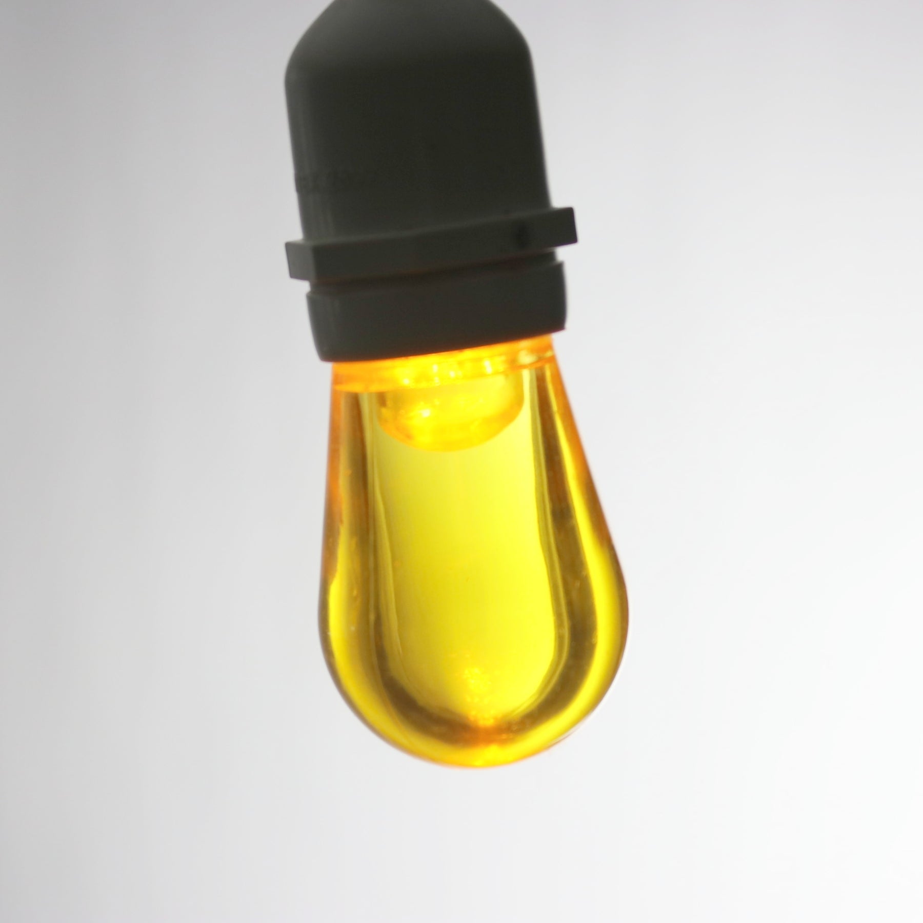 T50 Yellow Smooth LED Bulbs E26 Bases (25 Pack) – Christmas Light